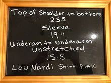 Load image into Gallery viewer, Lou Nardi Womens Tunic Top Multicolor Black Pink Ombre Long Sleeve V Neck L/S