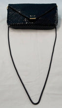 Load image into Gallery viewer, Le Regale Womens Crossbody Envelope Bag Black Sling Flap Embellished Evening