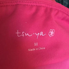 Load image into Gallery viewer, Tsu.ya Womens Rachel Capri Leggings Hot Pink Wide Waistband Activewear Pants M