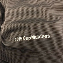 Load image into Gallery viewer, Page & Tuttle Mens Polo Shirt Gray Short Sleeve PGA Embroidered 2015 Cup Golf L