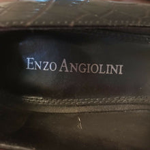 Load image into Gallery viewer, Enzo Angiolini Womens Classic Pump Shoes Brown Crocodile Embossed Slip Ons 8.5 M