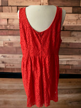 Load image into Gallery viewer, HeartSoul Red/Orange Lace Babydoll Dress Size 2X
