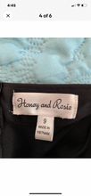 Load image into Gallery viewer, Honey and Rosie Jewel-Waist Bra Back Fit-and-Flare Dress Size 9
