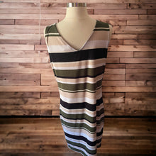 Load image into Gallery viewer, No Boundaries Ribbed Stripes Dress Size 15-17
