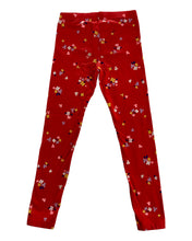Load image into Gallery viewer, Girls Cat &amp; Jack Dark Orange floral Leggings Size 7/8
