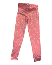 Load image into Gallery viewer, Girls bmagical Pink Silver Star Leggings Size 8
