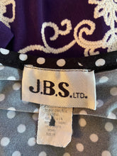 Load image into Gallery viewer, J.B.S. LTD. Black White Polkadot Dress Size 14
