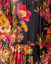 Load image into Gallery viewer, ASOS Black Floral Sleeveless Dress Size 14
