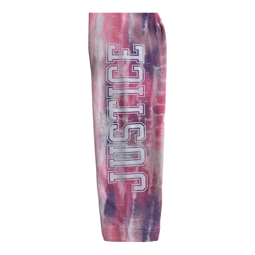 Girls Justice tie dye Leggings Size 7/8