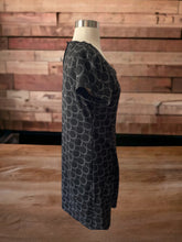 Load image into Gallery viewer, En Focus Black Grey Print Dress Size 12
