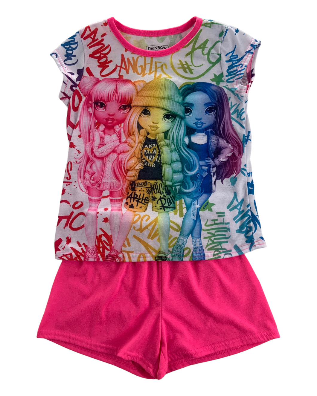 Girls Rainbow High Pajamas