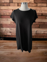 Load image into Gallery viewer, Talbots Black Dress Petite Large
