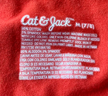 Load image into Gallery viewer, Girls Cat &amp; Jack Dark Orange floral Leggings Size 7/8
