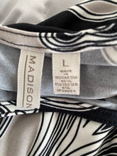 Load image into Gallery viewer, Madison Black and White Dress Size L
