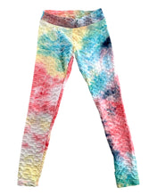 Load image into Gallery viewer, Girls First Kiss Colorful Pattered Leggings Size 7/8
