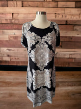 Load image into Gallery viewer, Madison Black and White Dress Size L
