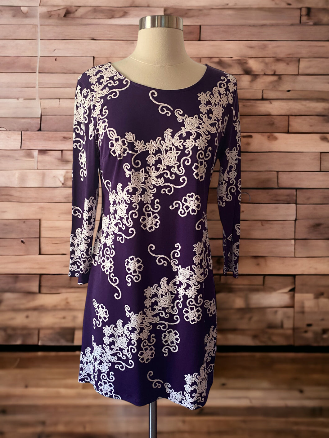 JM Studios Deep Purple Dress Size Small