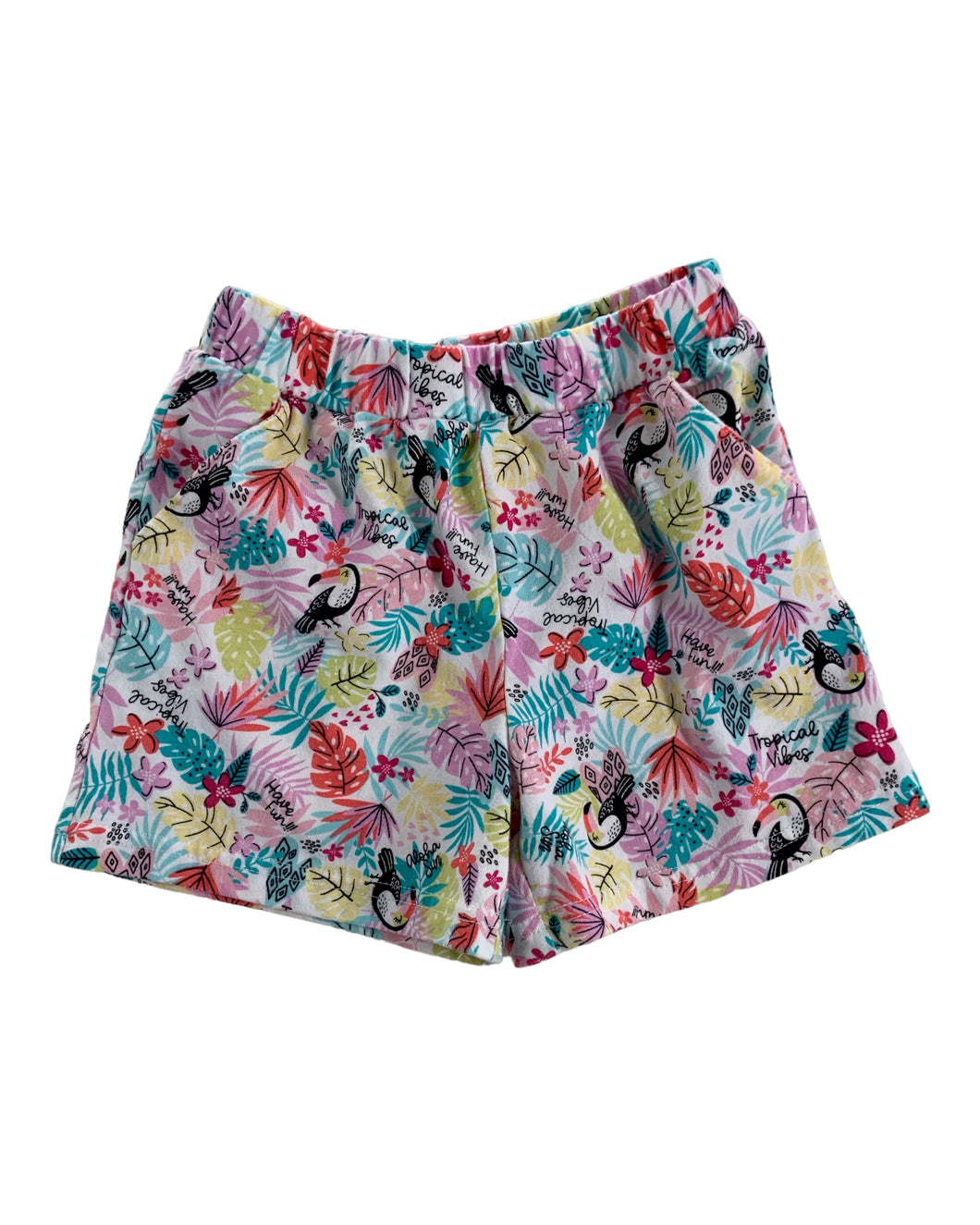 Girls 365 Kids Tropical Shorts Size 7