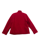 Load image into Gallery viewer, Women&#39;s Coat White Stag Quilted Red Size L 12-14
