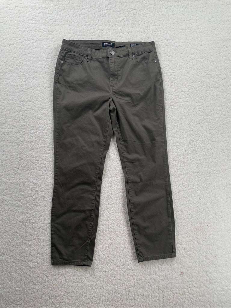 Bufffalo David Bitton Daily Mid-rise Stretch Skinny Ankle Grazer Pants Stretch Waist
