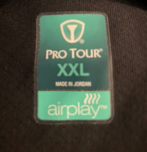 Load image into Gallery viewer, Pro Tour Airplay Black Golf Shirt Size 2XL
