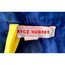 Load image into Gallery viewer, Kayce Hughes  Women&#39;s Blue Textured Stripe Sleeveless Shirt Dress Ruffles size 0
