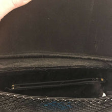 Load image into Gallery viewer, Le Regale Womens Crossbody Envelope Bag Black Sling Flap Embellished Evening
