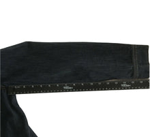 Load image into Gallery viewer, CHICOS Dark Wash Denim Long Sleeve Dress Size 1 button front
