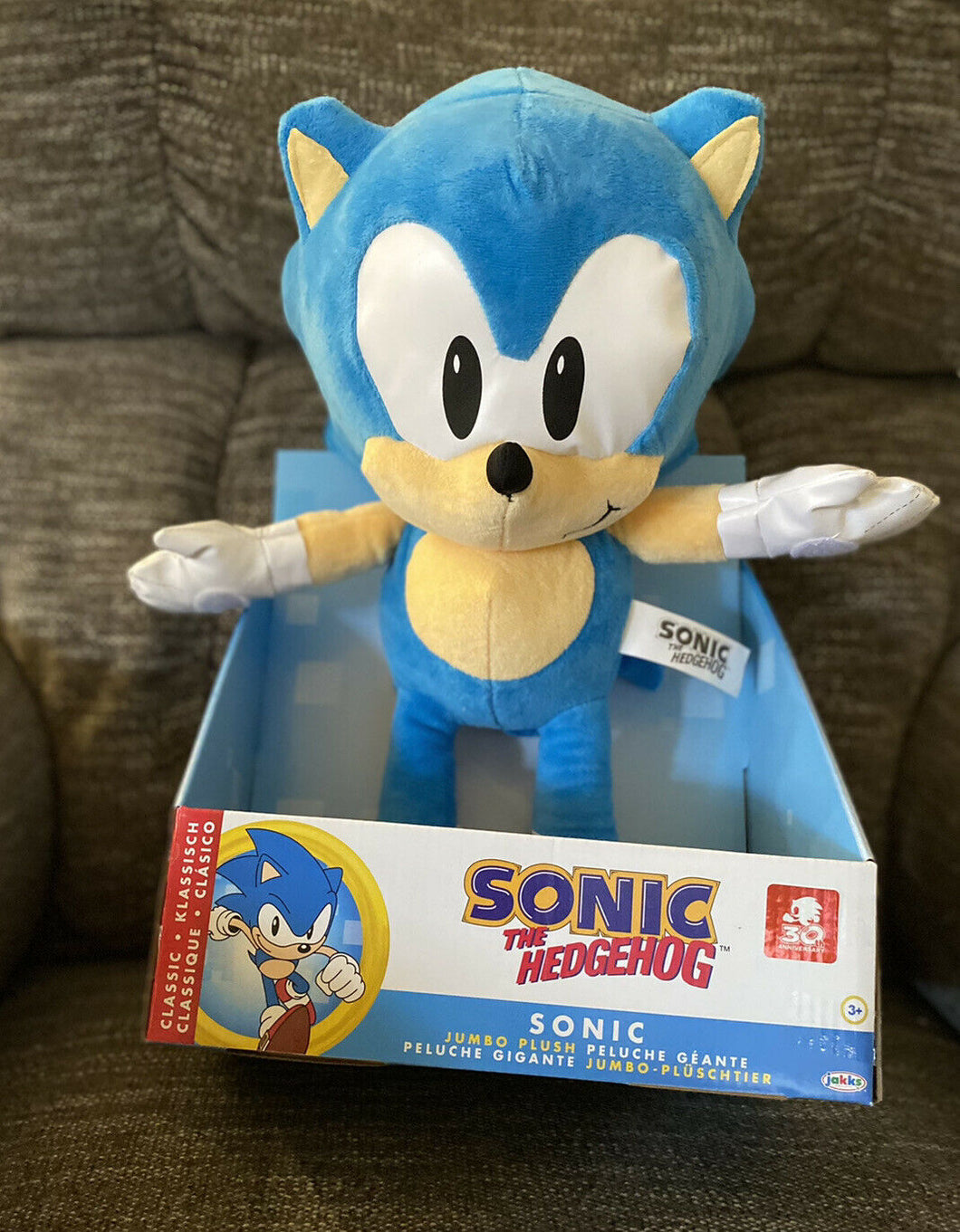 SONIC PLUSH Sonic The Hedgehog Jumbo 20