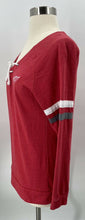 Load image into Gallery viewer, Antigua Women’s Detroit Red Wings Lace Up Shirt Size Medium
