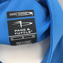 Load image into Gallery viewer, Page &amp; Tuttle PGA Tennessee 1/2 Zip Jacket Blue Pullover Cool Swing Golf L
