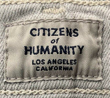 Load image into Gallery viewer, Citizens Of Humanity Rocket Crop High Rise Skinny Jeans Gray Size 27
