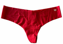 Load image into Gallery viewer, Victoria&#39;s Secret PINK Dog Logo Red  Thong String Panty XL Sexy NEW
