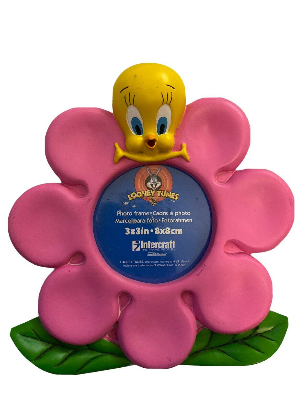 Warner Brothers Studio Store Looney Tunes Tweety Bird Pink Flower Picture Frame
