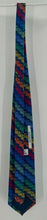Load image into Gallery viewer, WWJD What Would Jesus Do Novelty Necktie Neck Tie Sleeved Walnut Ridge Colorful
