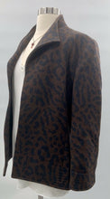 Load image into Gallery viewer, Carlisle Angora &amp; Wool Animal Print Jacket Career Casual Women’s Sz 16
