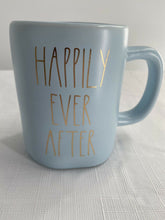 Load image into Gallery viewer, Rae Dunn Happily Ever After Blue Coffee Mug Gift New
