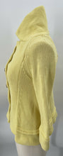 Load image into Gallery viewer, BANANA REPUBLIC Cardigan Sweater Jacket Yellow Buttons  Size XS Excellent
