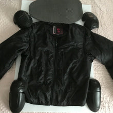 Load image into Gallery viewer, Women’s Motorcycle Riding Jacket Shift Pads Gloves  Zip Out Liner Size L
