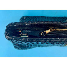 Load image into Gallery viewer, Vintage Warren Reed Black Mesh Purse
