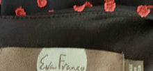Load image into Gallery viewer, Anthropologie Eva Franco Ruffled Clipdot Dress Fit &amp; Flare Navy/Red Size 4
