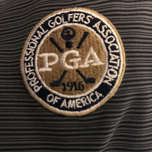 Load image into Gallery viewer, Page &amp; Tuttle Mens Polo Shirt Gray Short Sleeve PGA Embroidered 2015 Cup Golf L
