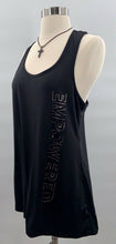 Load image into Gallery viewer, Champion Womens Empowered Active Tank Top Black Scoop Neck Stretch Racerback M
