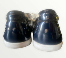 Load image into Gallery viewer, Cole Haan Nantucket Boat Shoe Camp Moc Loafer Women size 9 Navy Patent Leather
