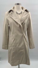 Load image into Gallery viewer, Nine West Women&#39;s  Tan Trench Rain Coat Size Small
