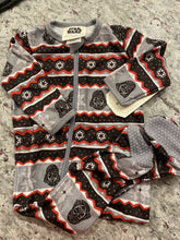 Load image into Gallery viewer, Star Wars Darth Vader Christmas Holiday Footed Sleeper 18 Months New

