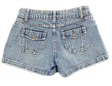 Load image into Gallery viewer, SO So Real, So right women’s denim Jean shorts Size 8
