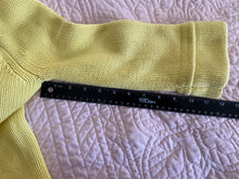 Load image into Gallery viewer, BANANA REPUBLIC Cardigan Sweater Jacket Yellow Buttons  Size XS Excellent
