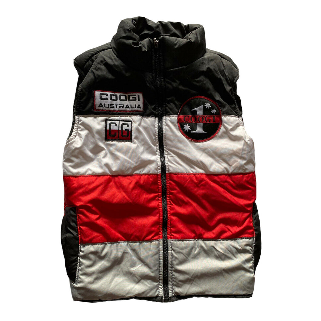 Coogi Kids Australia Boys Full Zip Puffer Vest Winter Vest Pockets Size 4