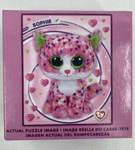Load image into Gallery viewer, ty Sophie Cat 60 Piece Puzzle Plush Box New
